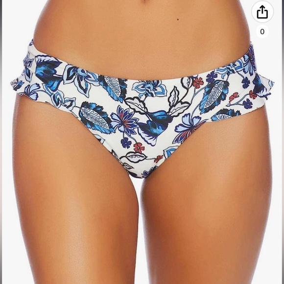Ella Moss - Folktale Ruffle Leg Retro Bikini Bottom - Picture 1 of 11